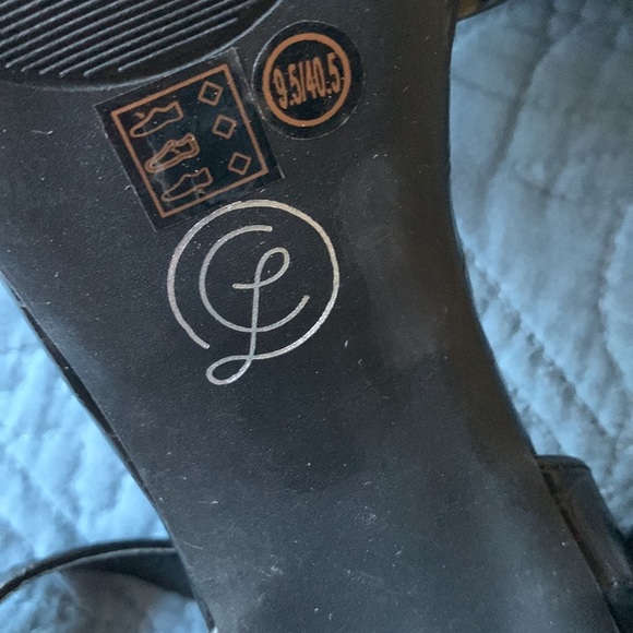 Chinese Laundry Black Strappy Crocodile Sandals Shoe‎ Size 9.5 - Picture 9 of 14